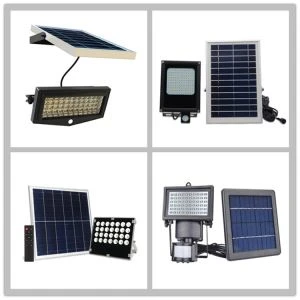 Solcelledrevet Flood Lights Bevægelsessensor