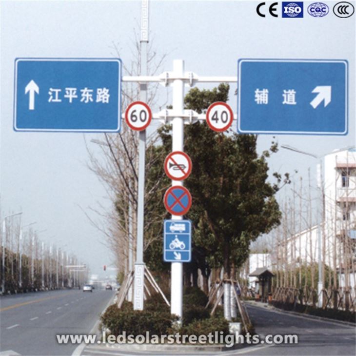 2 Street Sign Post